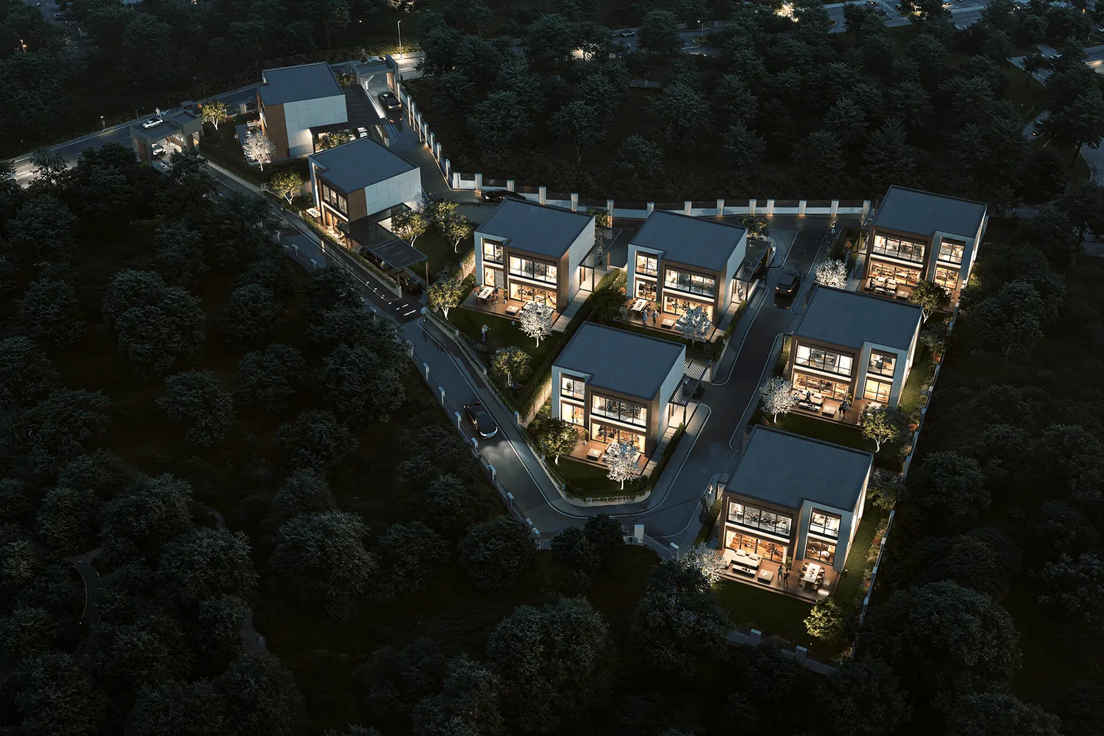 Silva Beykoz — villa yerleşkesi render görseli 14